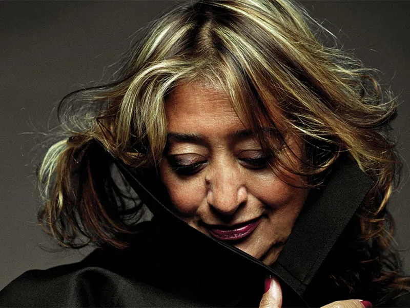 Porträt der Architektin Zaha Hadid